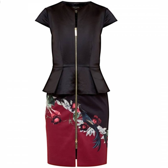 💥LAST 1💥NWT TED BAKER BEJEWELED SHADOW DRESS - Picture 2 of 8